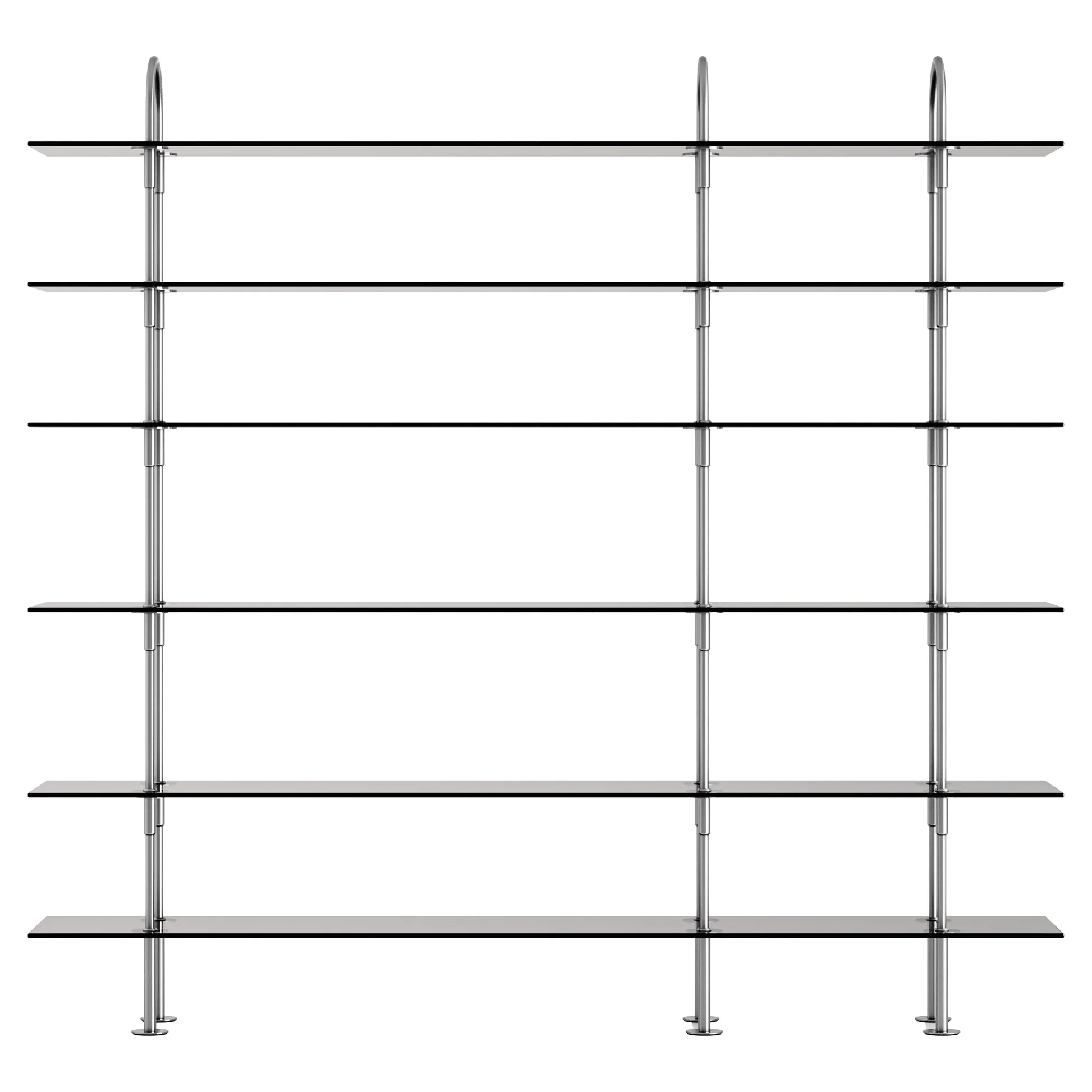 Keen Shelving System 3x6 - 81", Smoke Tempered Glass - Image 2