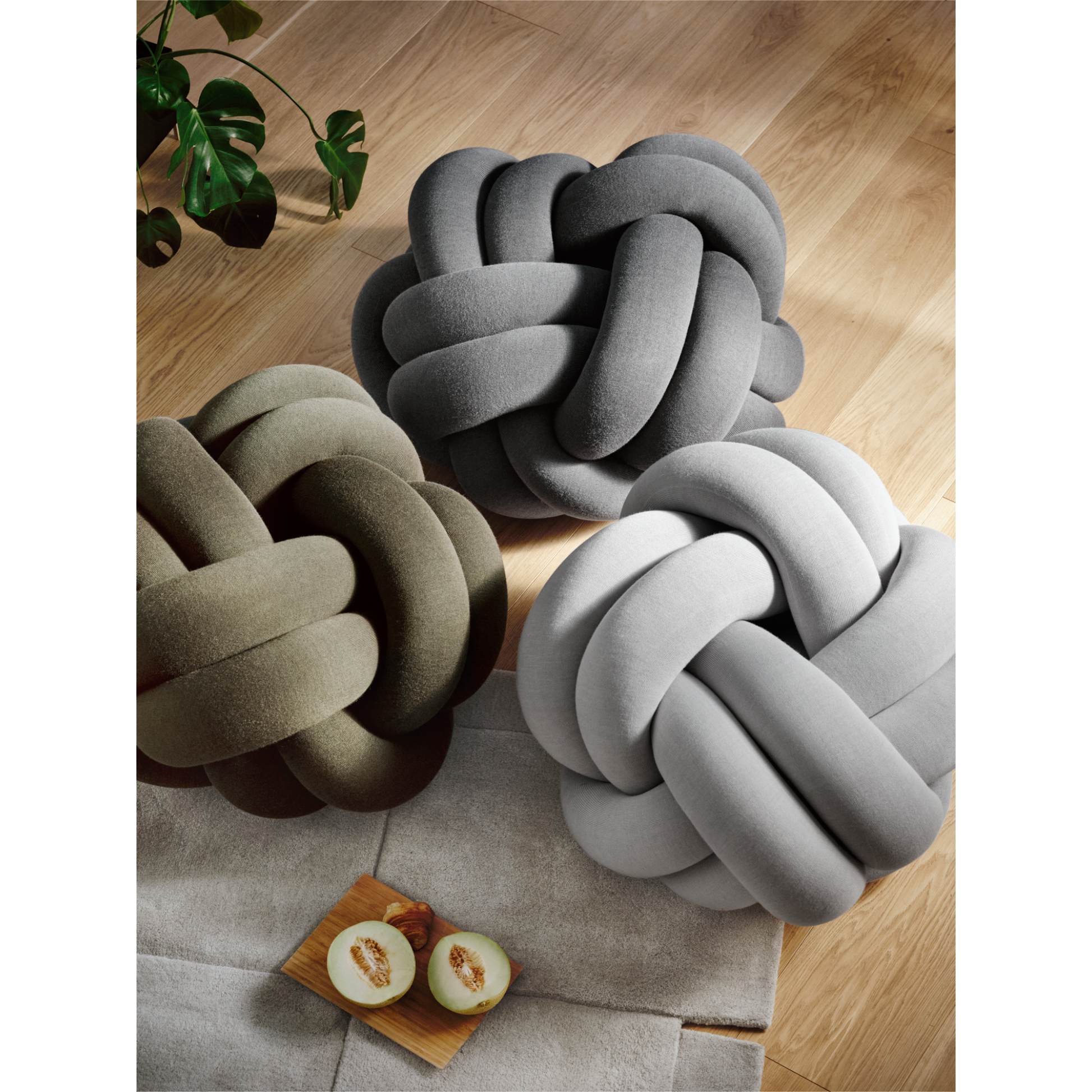 Knot Cushion XL - Forest Green - Image 5