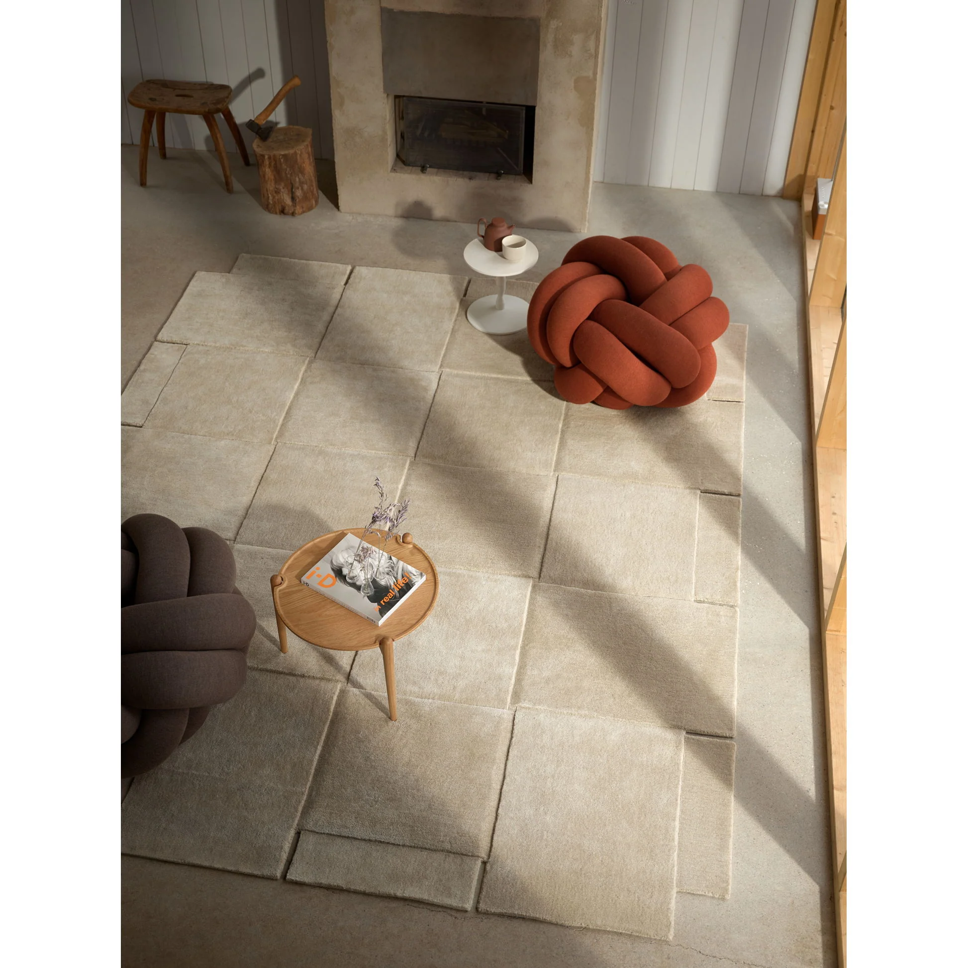 Knot Cushion XL - Ochre - Image 5