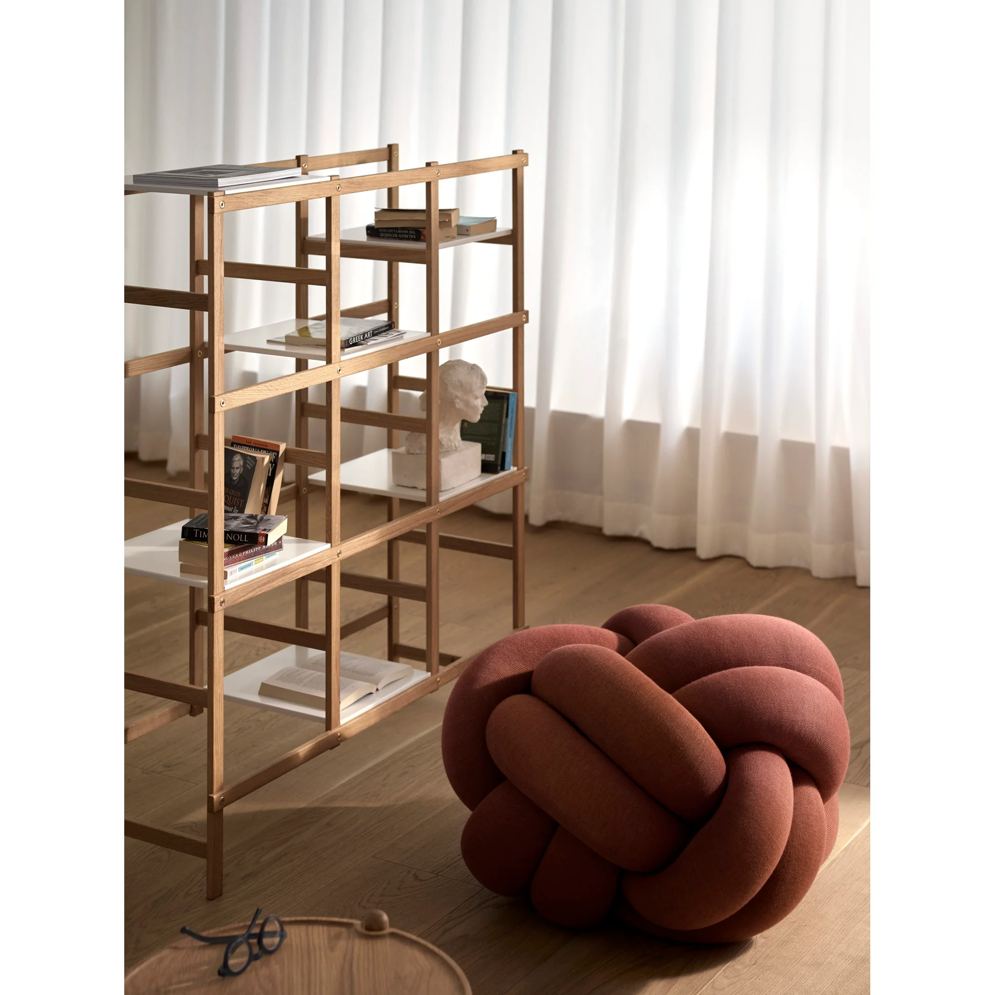 Knot Cushion XL - Ochre - Image 6