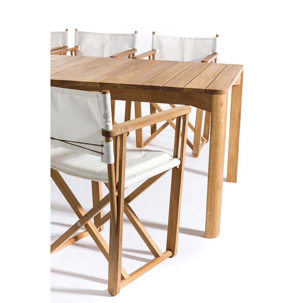 Kryss Outdoor Dining Chair - White - Image 3