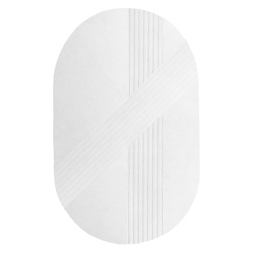 Kyoto Oval Rug - Off White