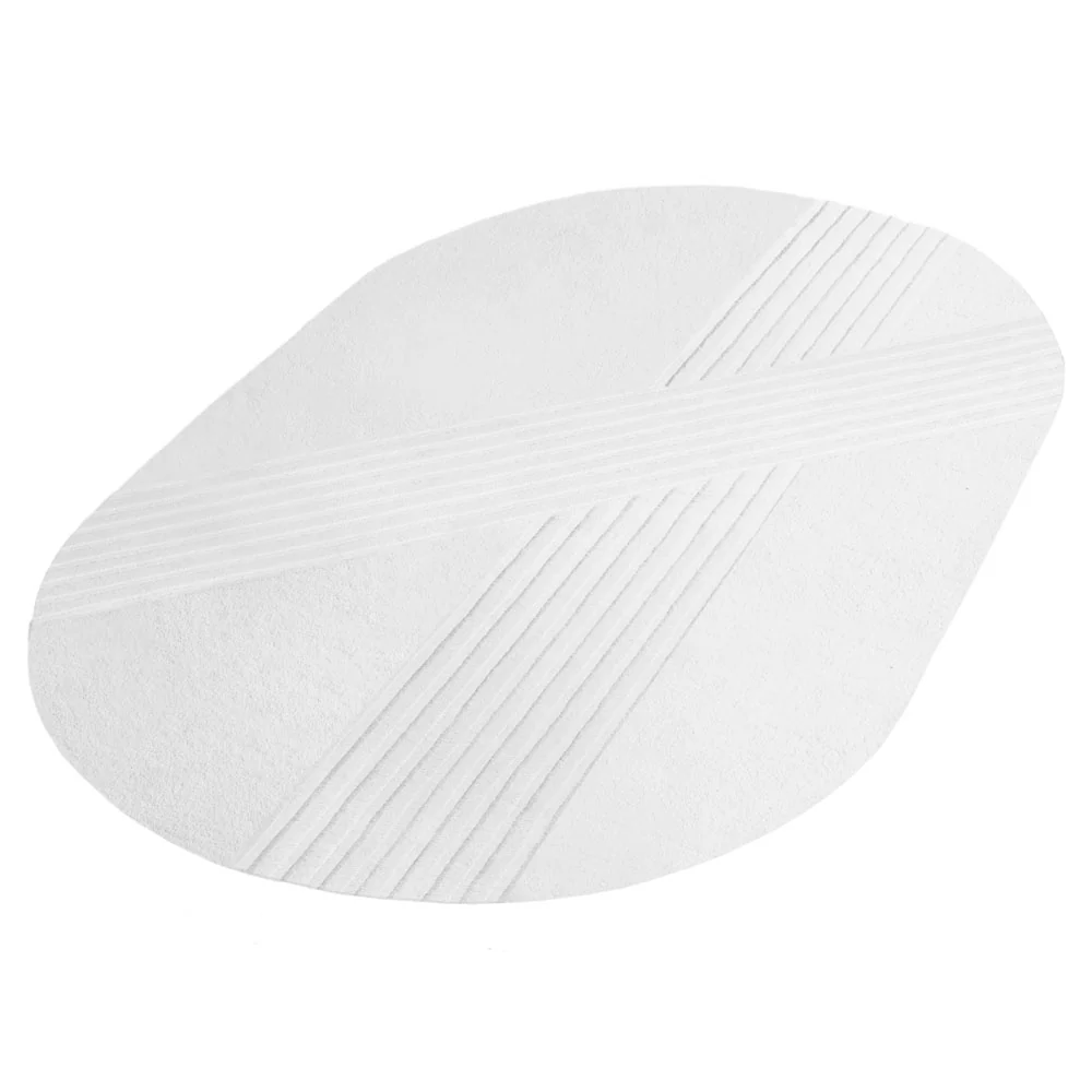 Kyoto Oval Rug - Off White - Image 2