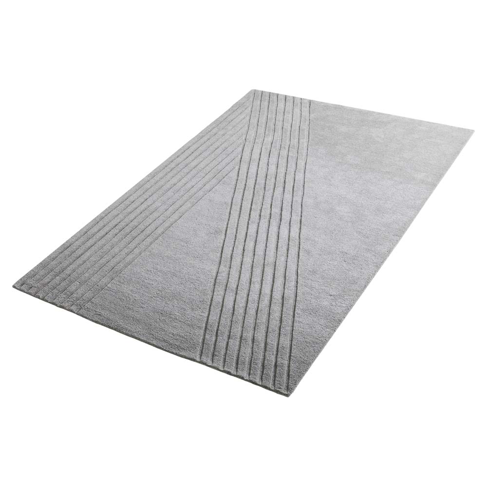 Kyoto Rectangular Rug - 78" x 118", Gray - Image 2