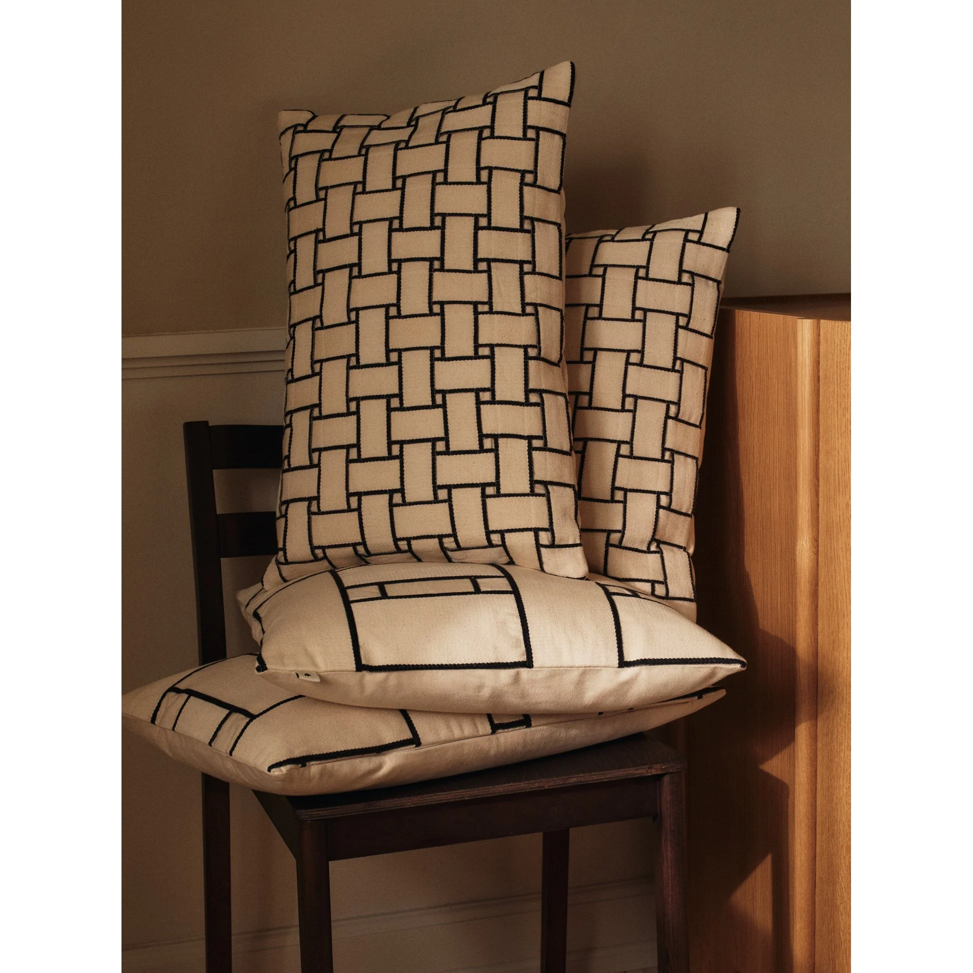 Lattice Offset Square Cushion - Image 2