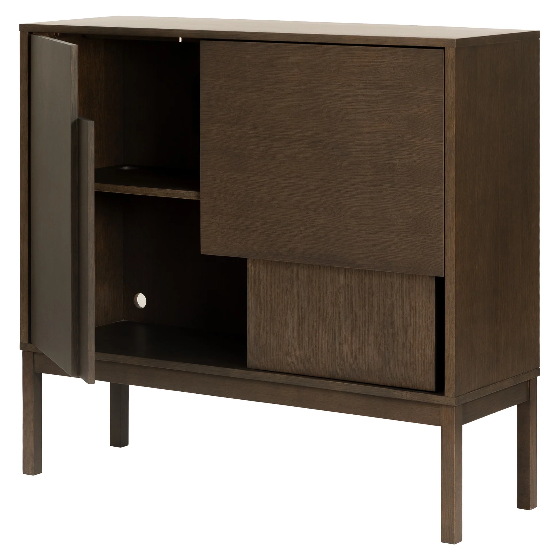 Layer Sideboard With Legs - Dark Oak - Image 4