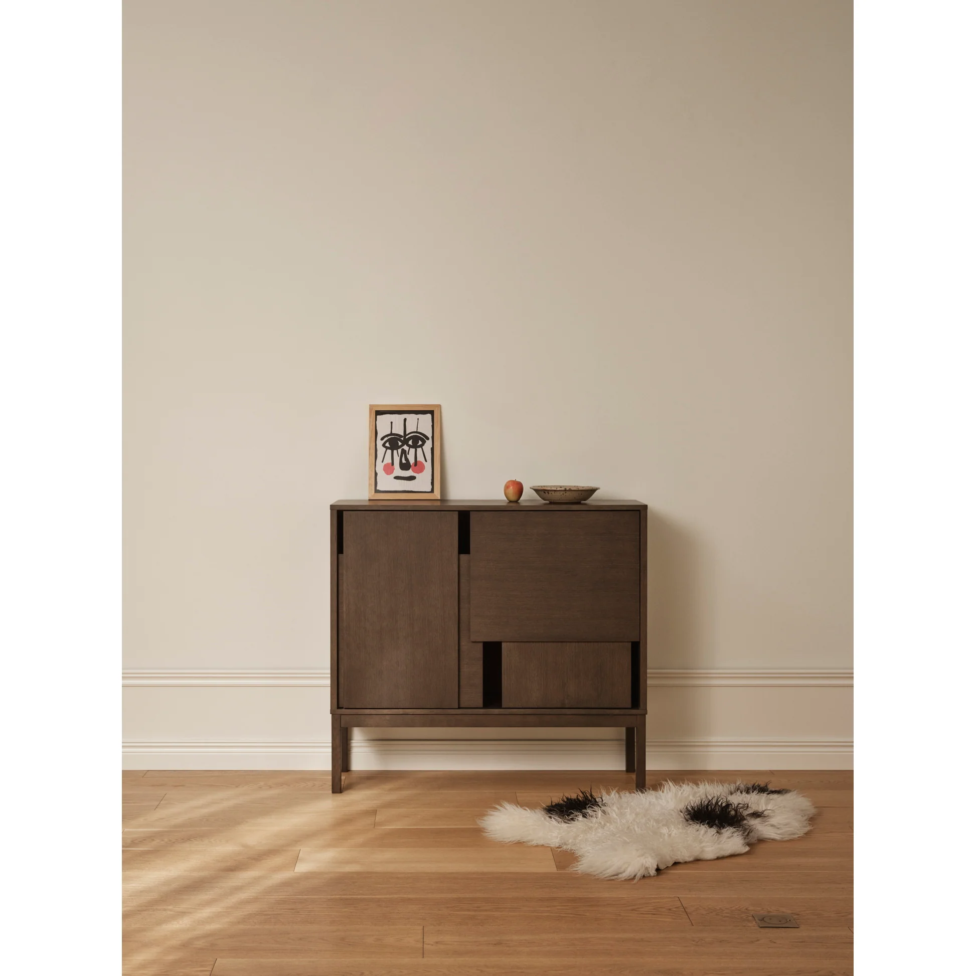 Layer Sideboard With Legs - Dark Oak - Image 5