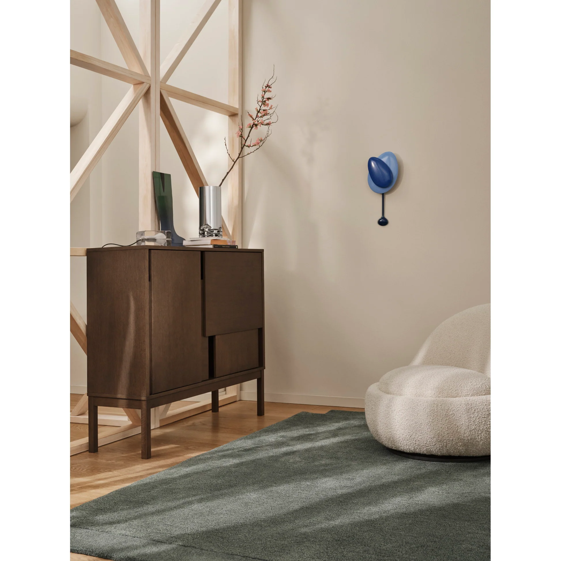 Layer Sideboard With Legs - Dark Oak - Image 6