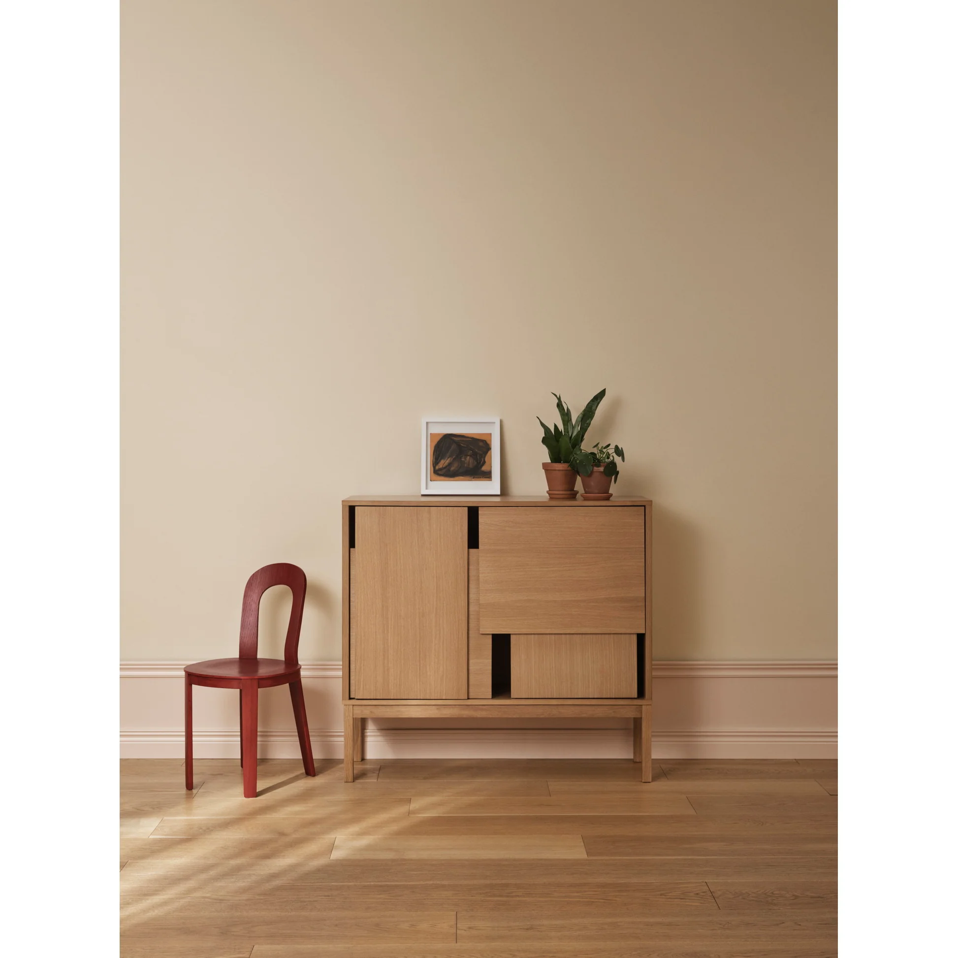 Layer Sideboard With Legs - Oak - Image 5