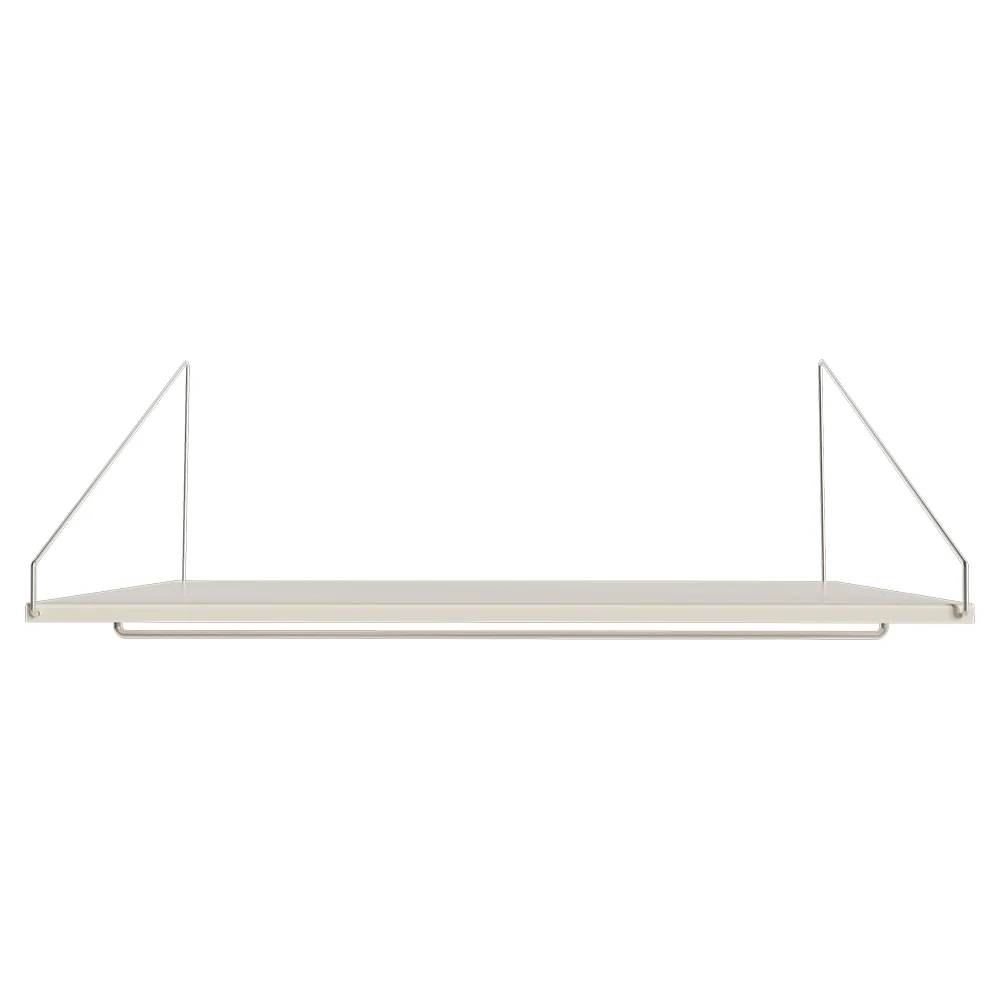 Library Hanger Shelf - Warm White Steel