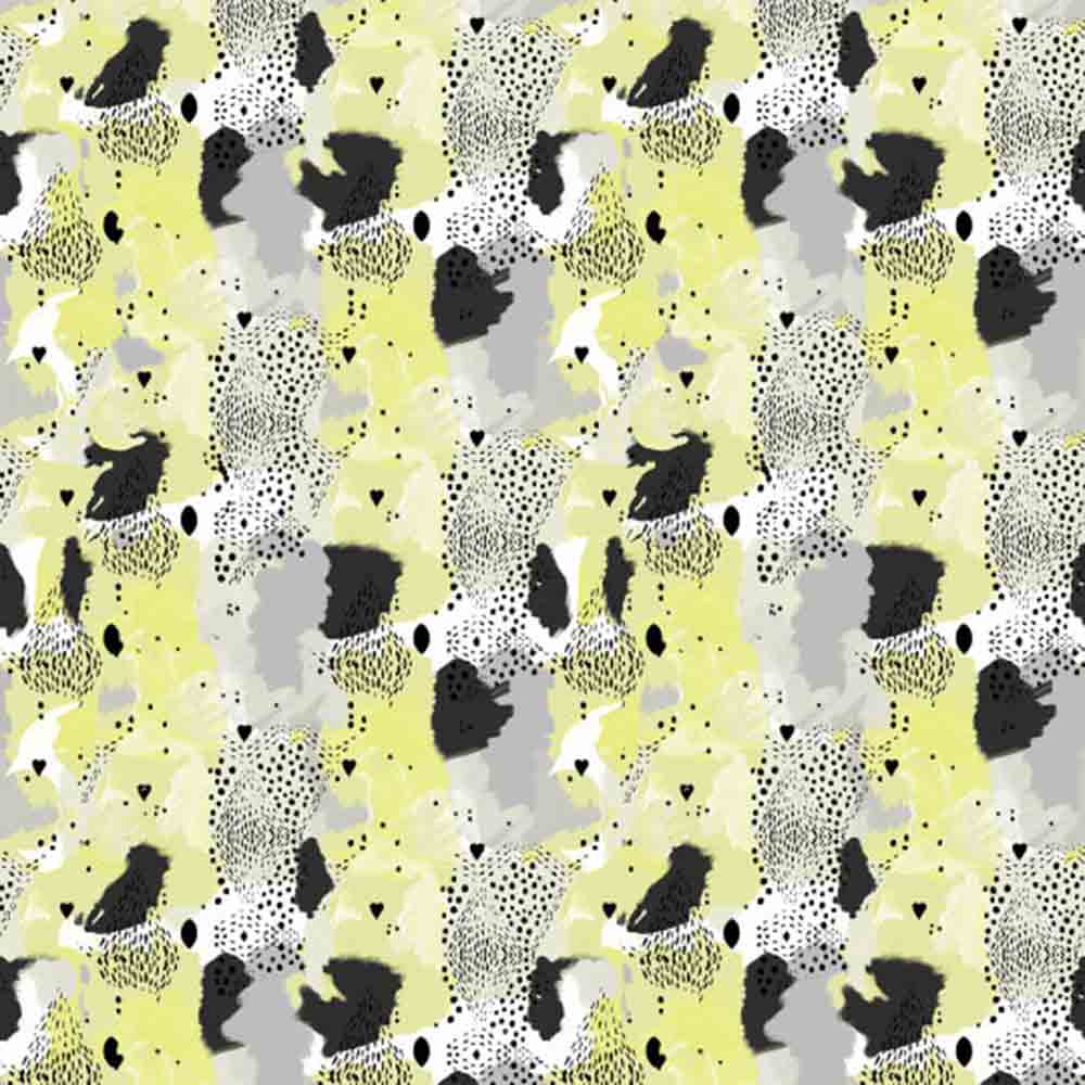 Love Leopard Wallpaper - Lemon - Image 2