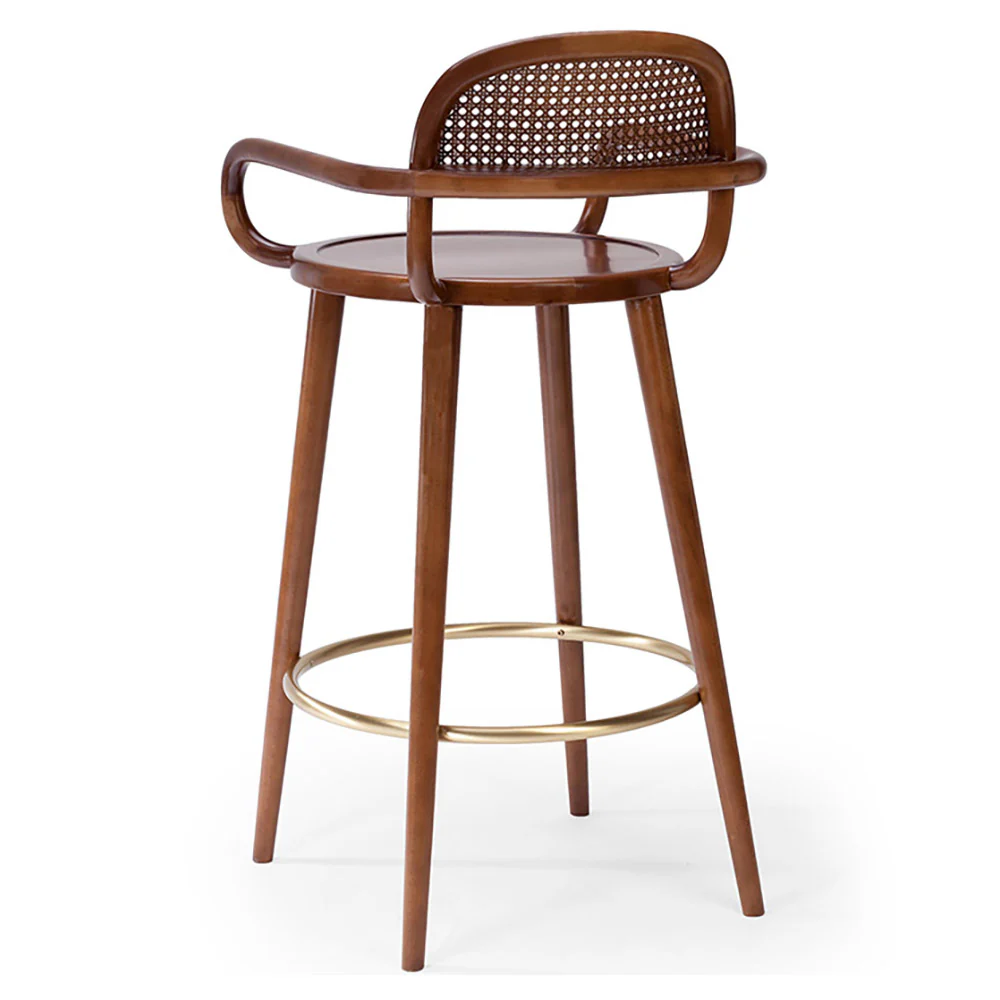 Luc Counter Chair - Cane Back - Image 2