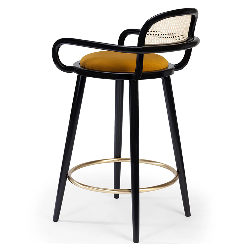 Luc Counter Chair - Upholstered - Image 2