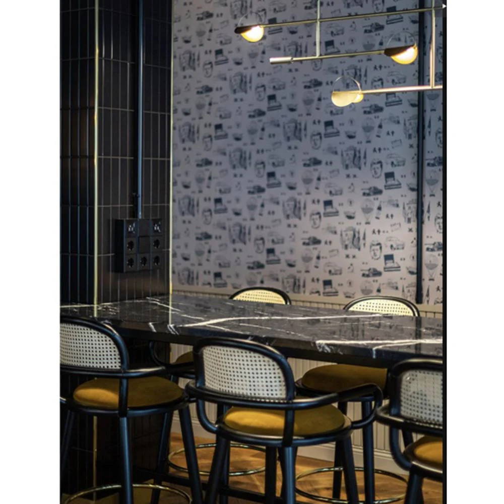 Luc Counter Chair - Upholstered - Image 5