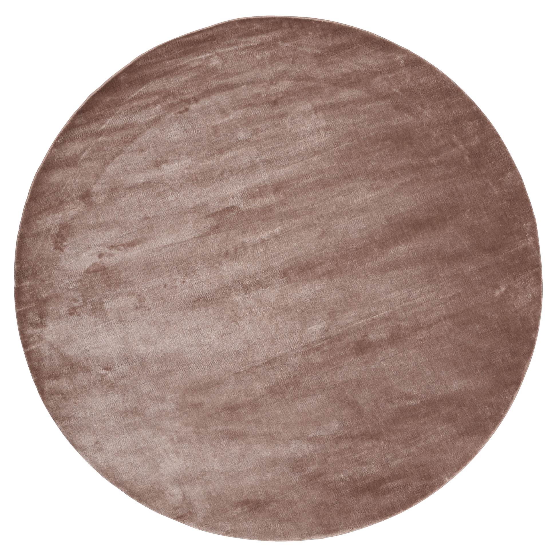 Lucens Round Rug - Rose