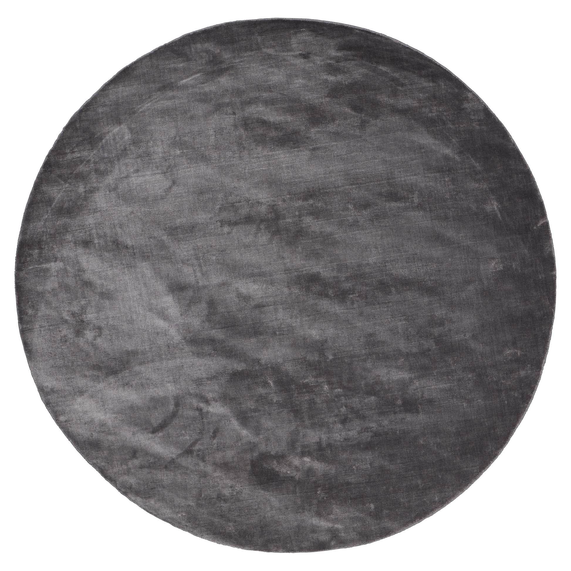 Lucens Round Rug - Steel