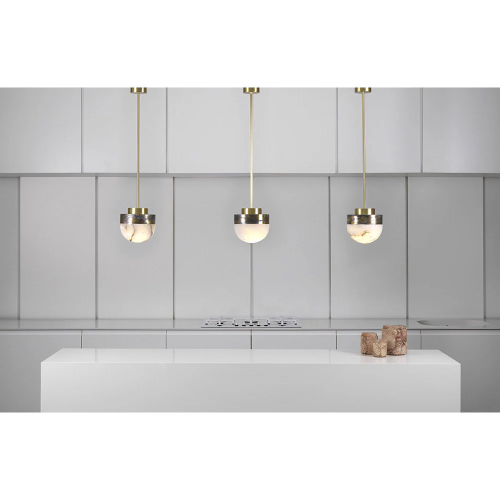 Lucid 200 Pendant - Honed Alabaster - Image 4