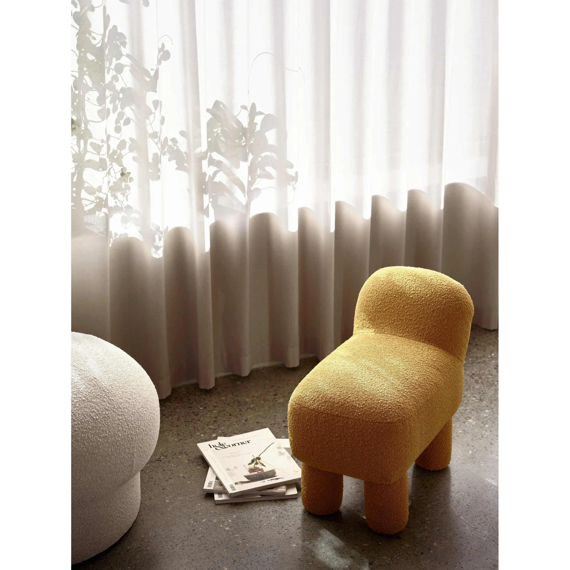 Lulu Pouf - Yellow - Image 6