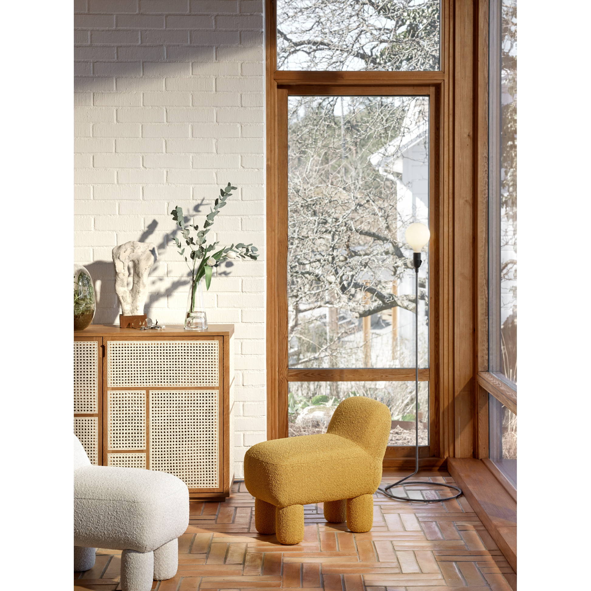 Lulu Pouf - Yellow - Image 9