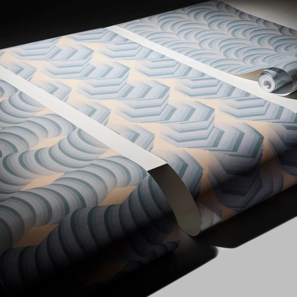 Lussas Wallpaper West - Gray, Pink - Image 3