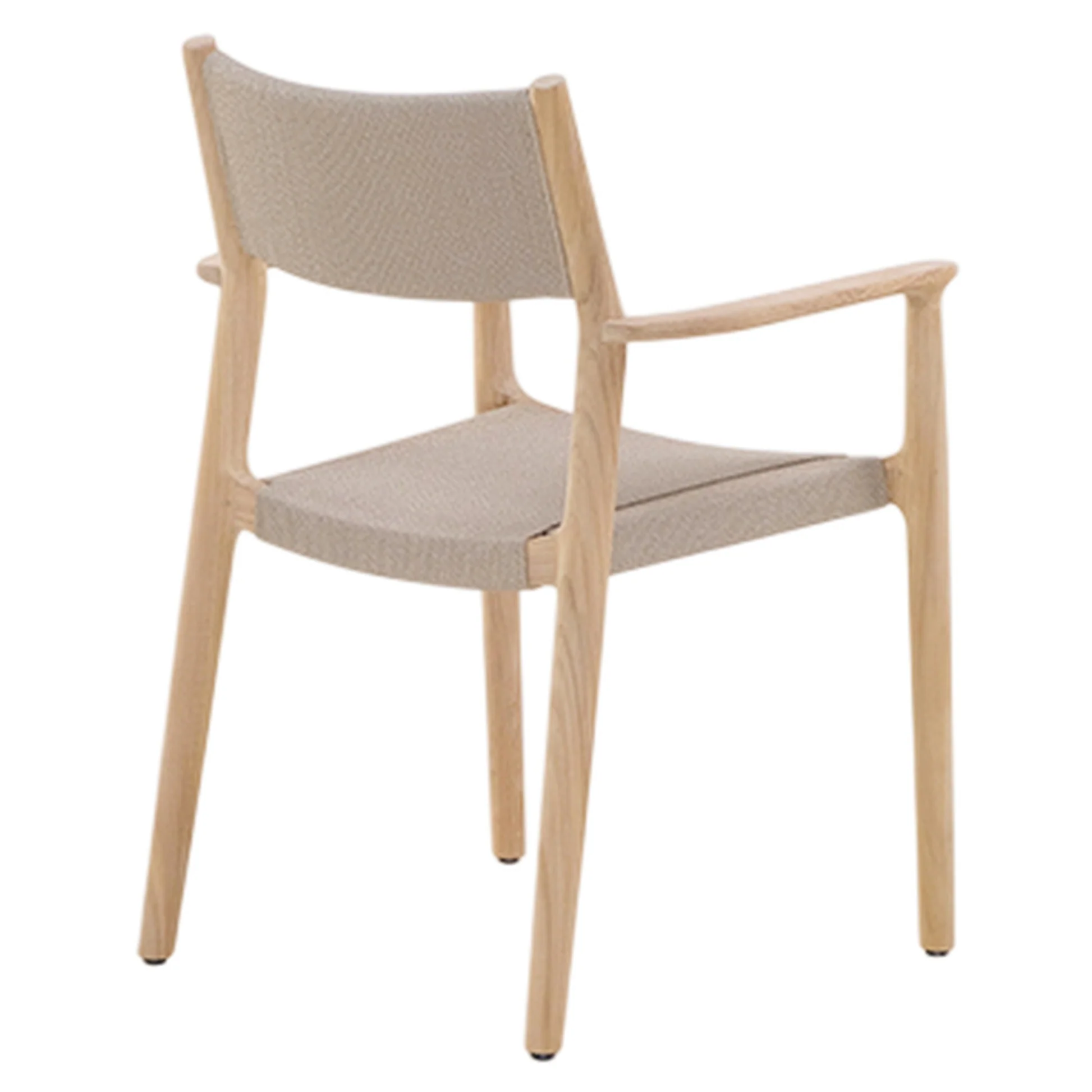 Maddalena Arm Chair - Mocca Rope, Teak - Image 4