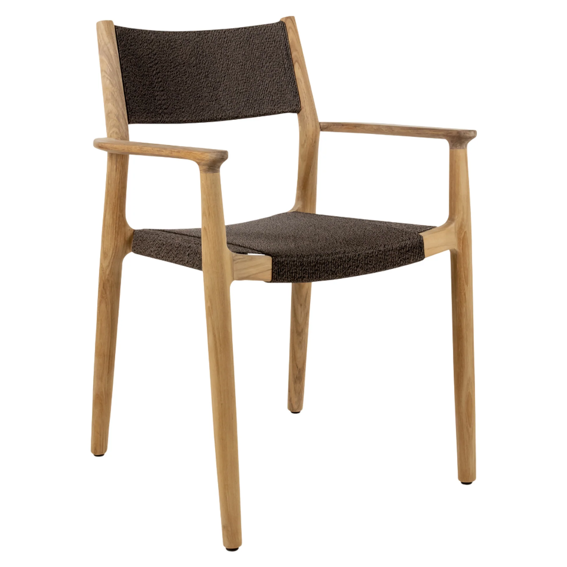 Maddalena Arm Chair - Walnut Rope, Teak