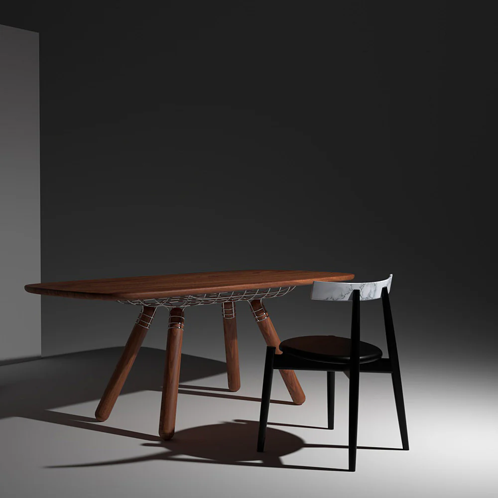 Magnum Dining Table - Walnut - Image 5