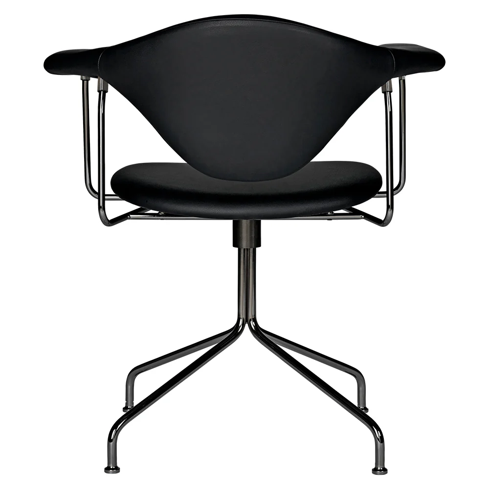 Masculo Fully Upholstered Meeting Chair - Swivel Base - Image 5