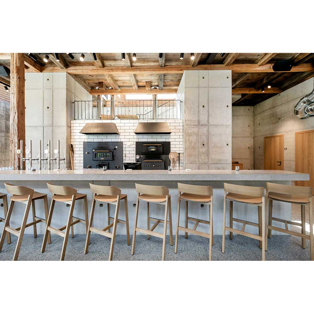 Merano Barstool - American Walnut - Image 7