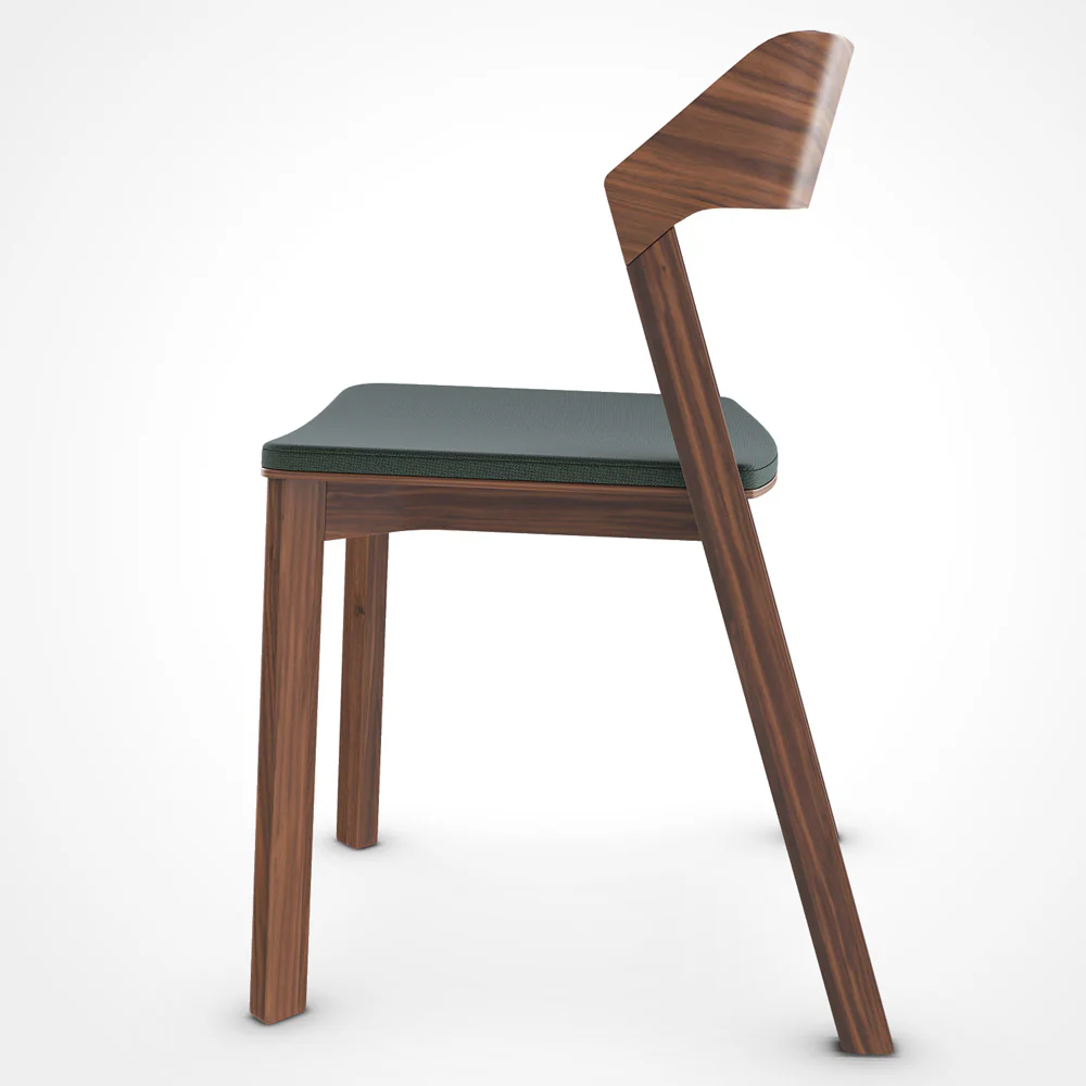 Merano Chair - Upholstered, American Walnut - Image 2