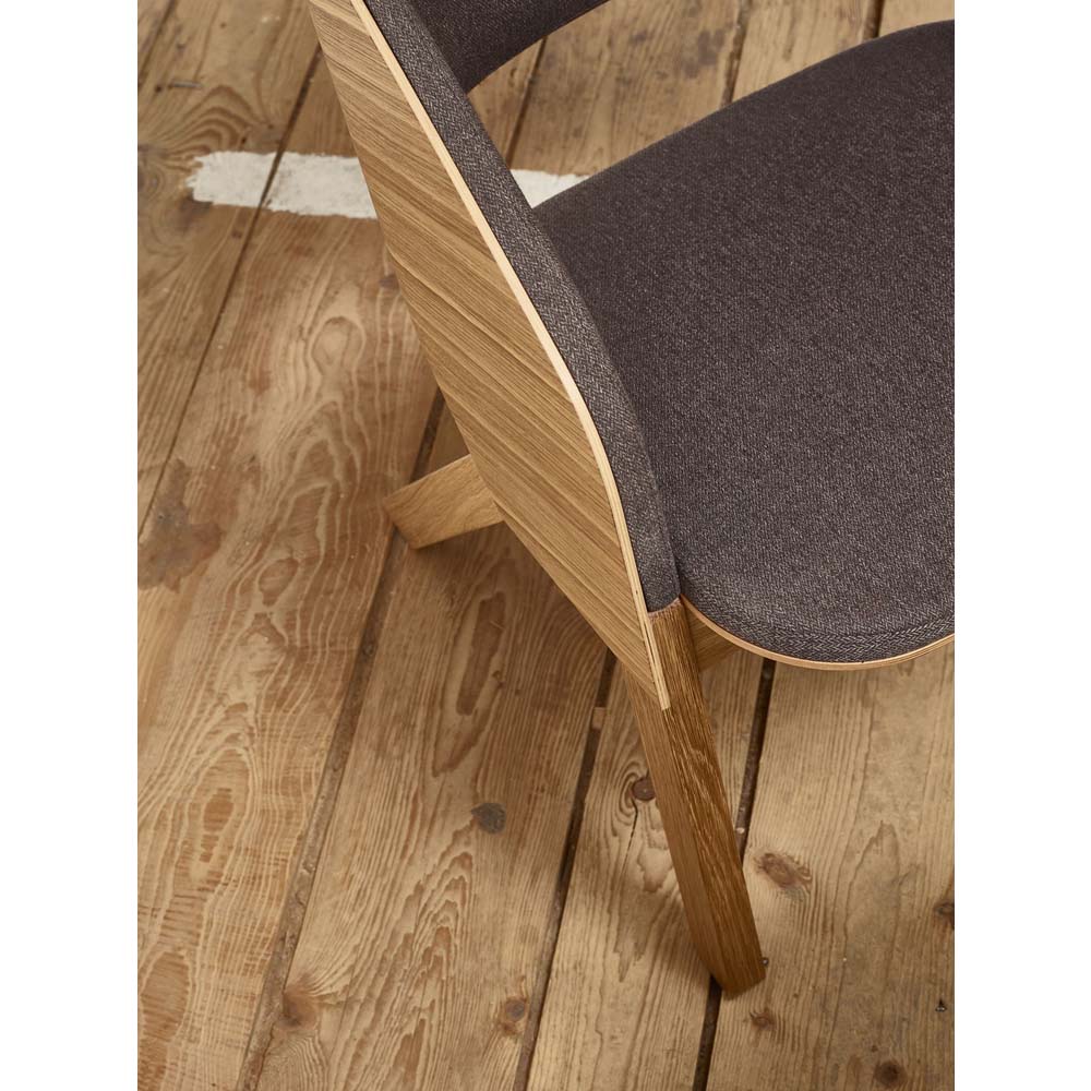 Merano Lounge Arm Chair - American Walnut - Image 3