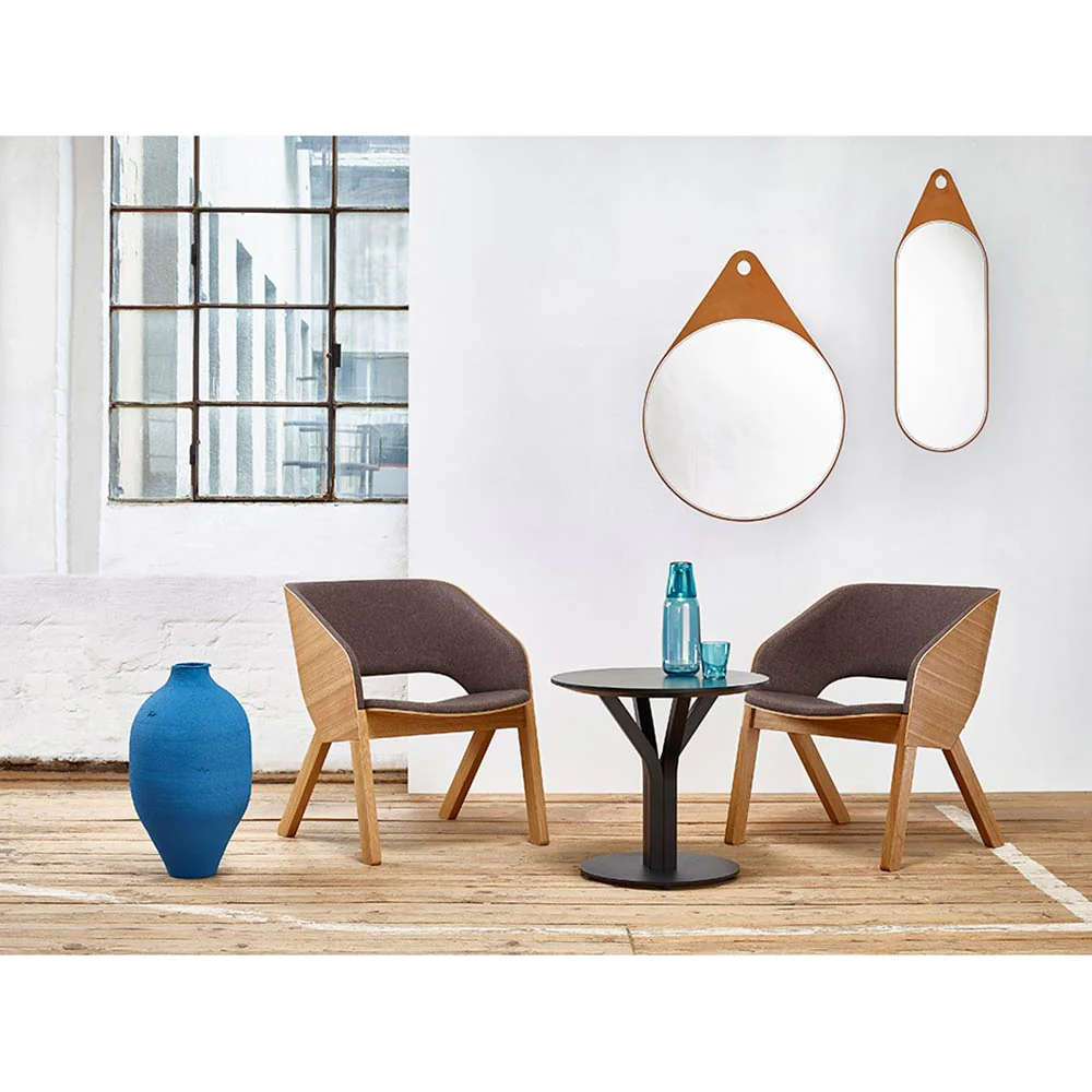 Merano Lounge Arm Chair - American Walnut - Image 5