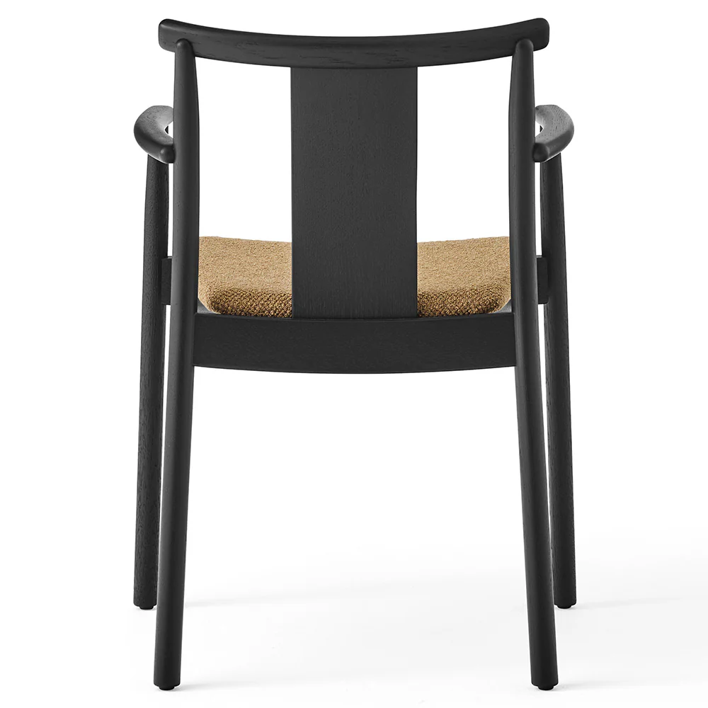 Merkur Seat Upholstered Dining Armchair - Black Oak - Image 3