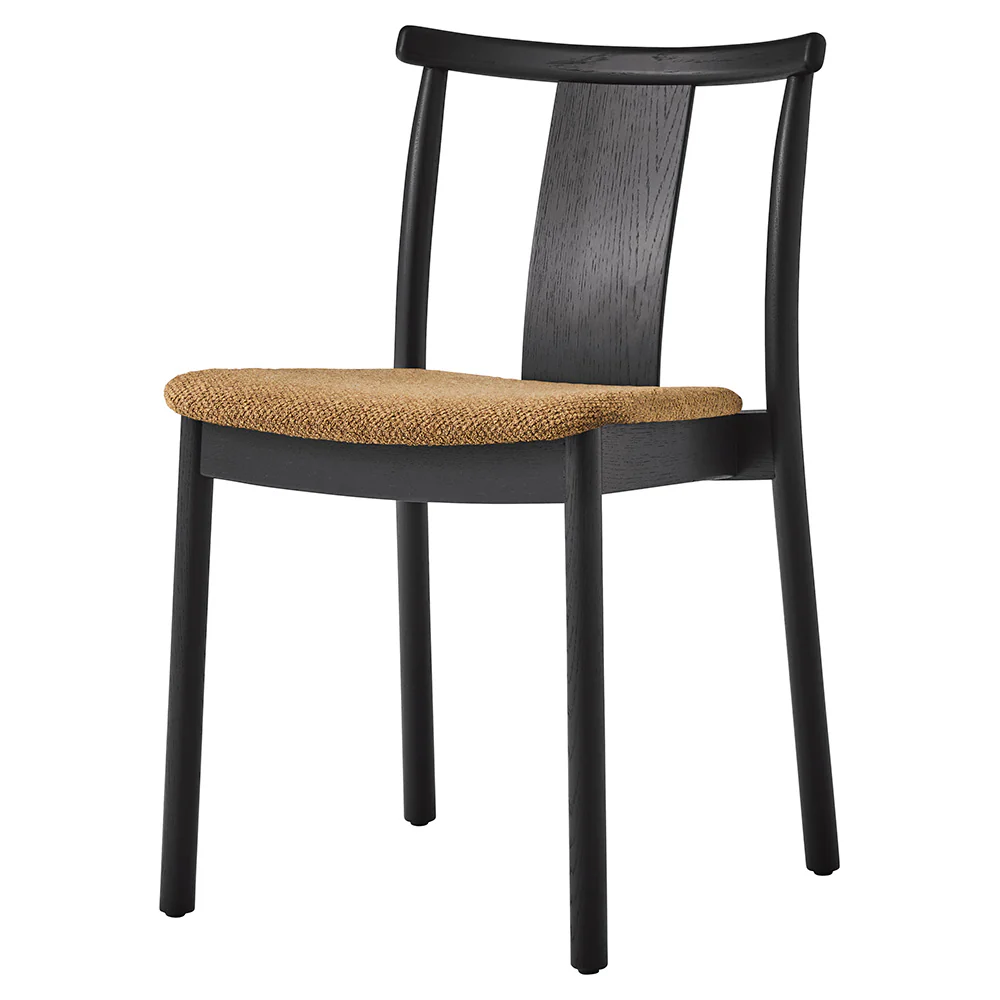 Merkur Seat Upholstered Dining Chair - Black Oak