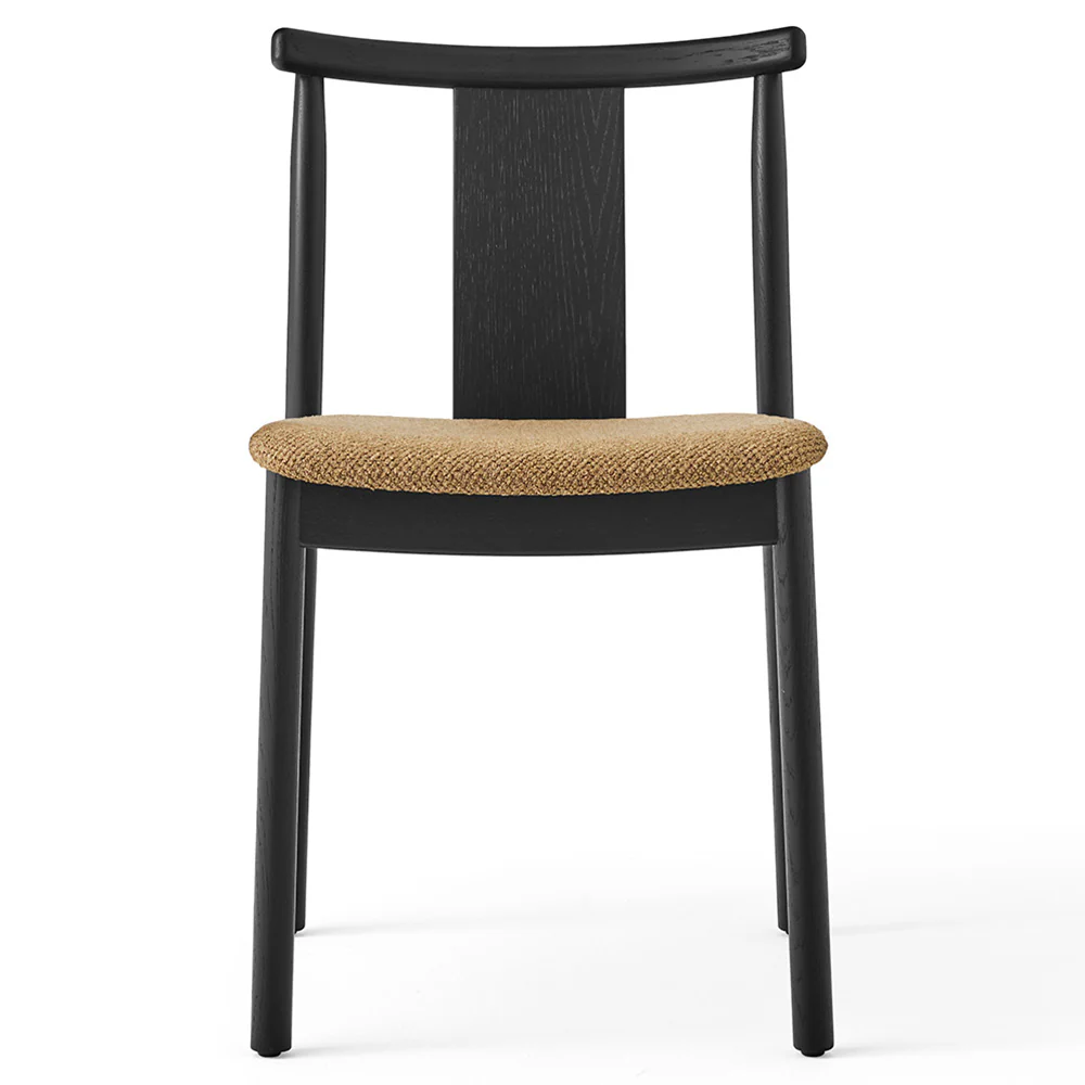 Merkur Seat Upholstered Dining Chair - Black Oak - Image 2