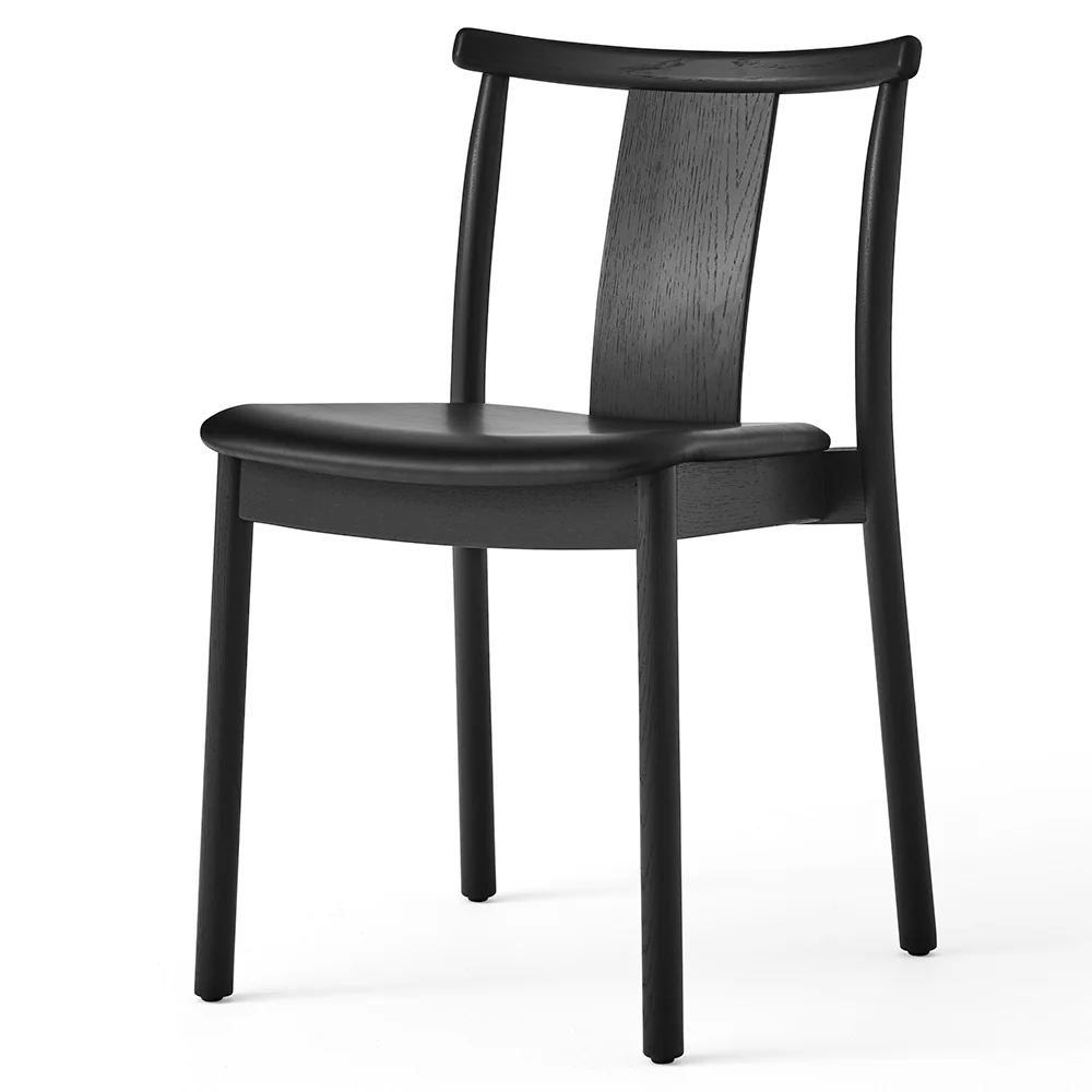 Merkur Seat Upholstered Dining Chair - Black Oak - Image 4