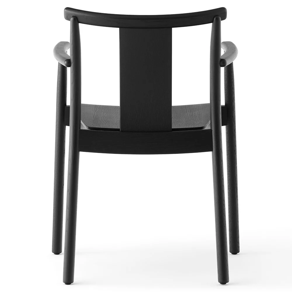 Merkur Unupholstered Dining Armchair - Black Oak - Image 3
