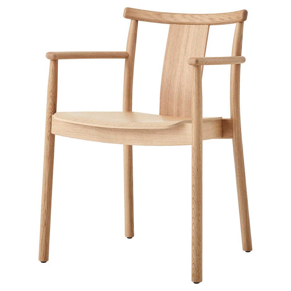 Merkur Unupholstered Dining Armchair - Natural Oak