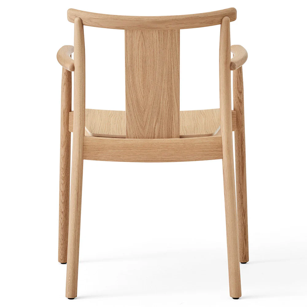 Merkur Unupholstered Dining Armchair - Natural Oak - Image 3