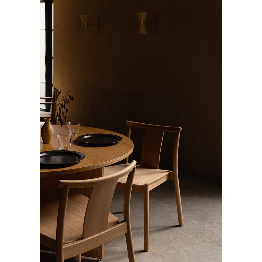 Merkur Unupholstered Dining Chair - Natural Oak - Image 4