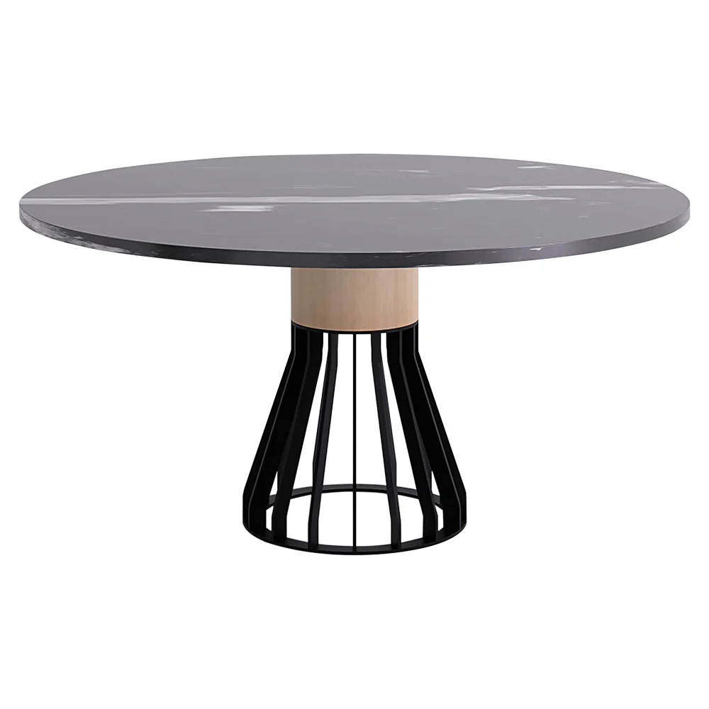 Mewoma Dining Table - Black Marble Top