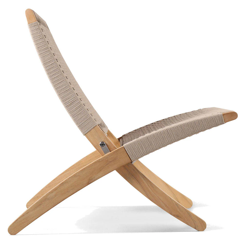 MG501 Outdoor Cuba Chair - Teak, Sesame - Image 2
