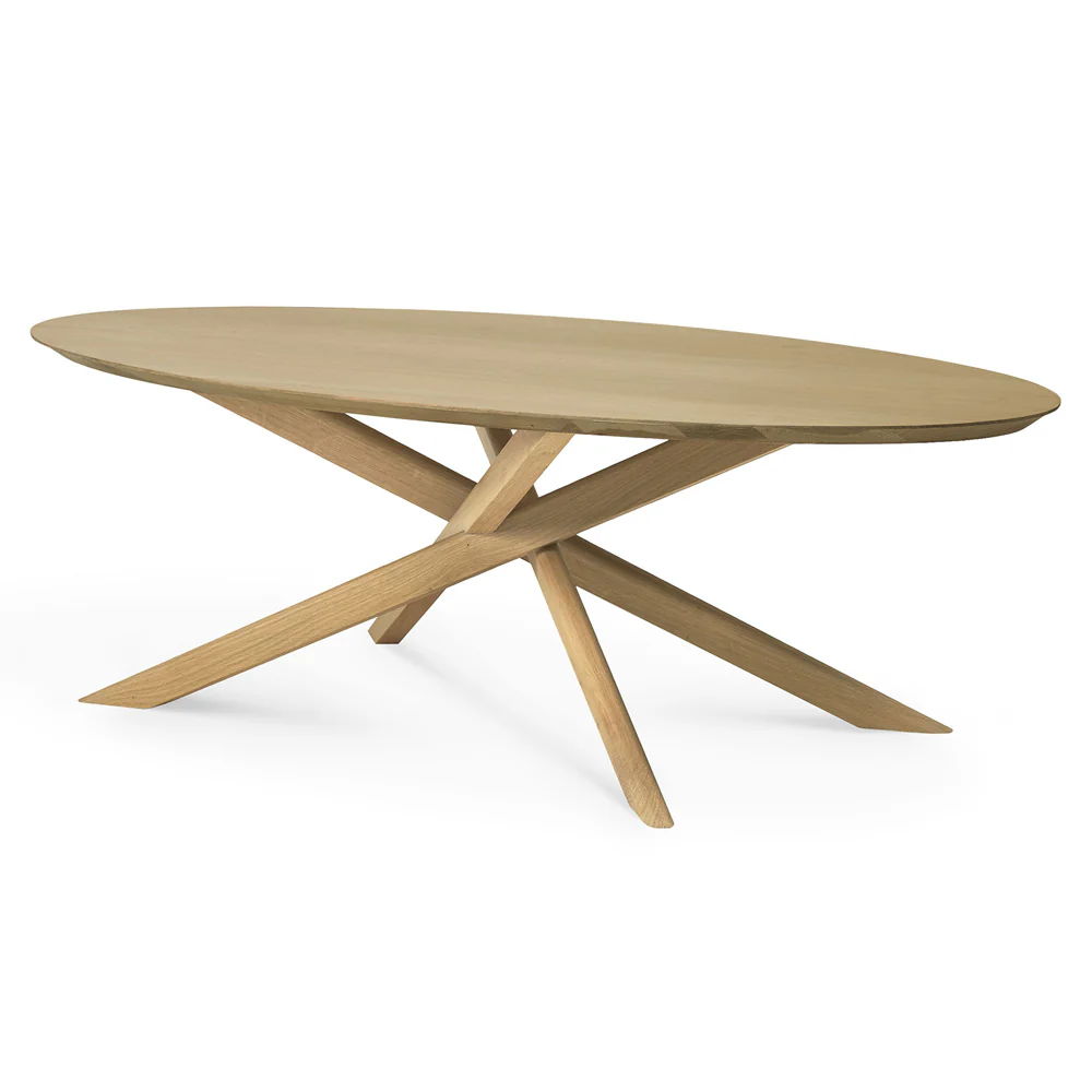 Mikado Oval Coffee Table - Oak - Image 2