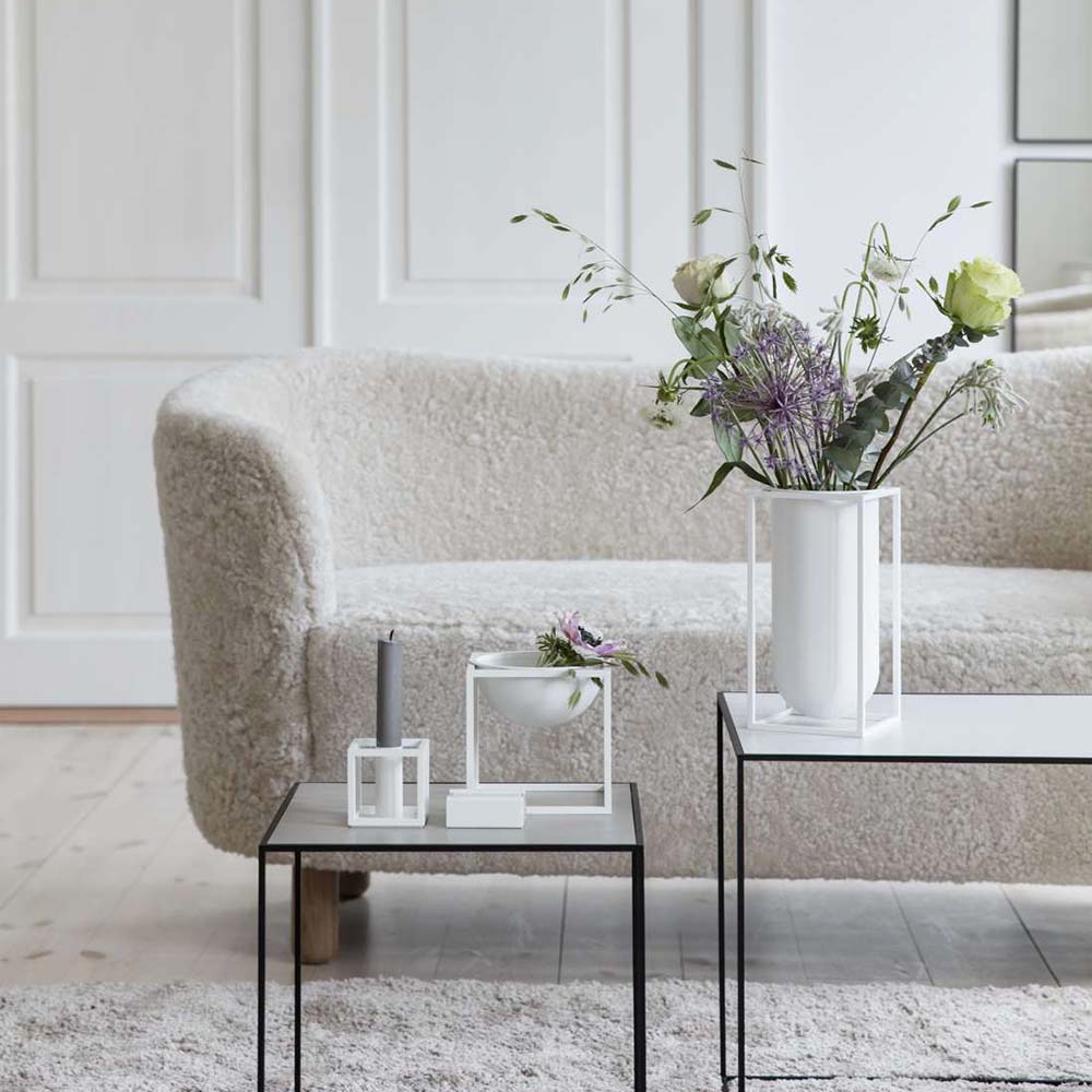 Mingle Sofa - Sahara Sheepskin, Dark Stained Oak - Image 7