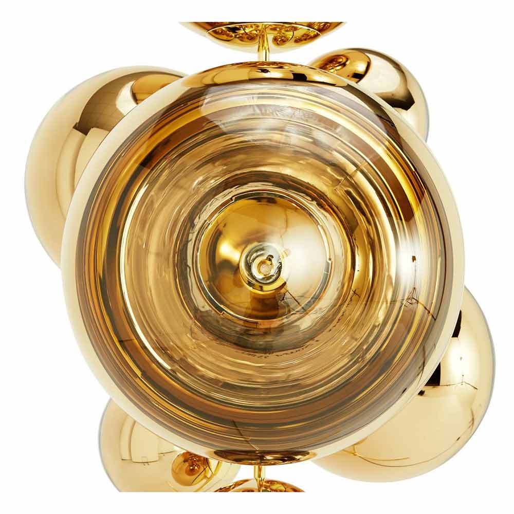 Mirror Ball Floor Chandelier - Gold - Image 4