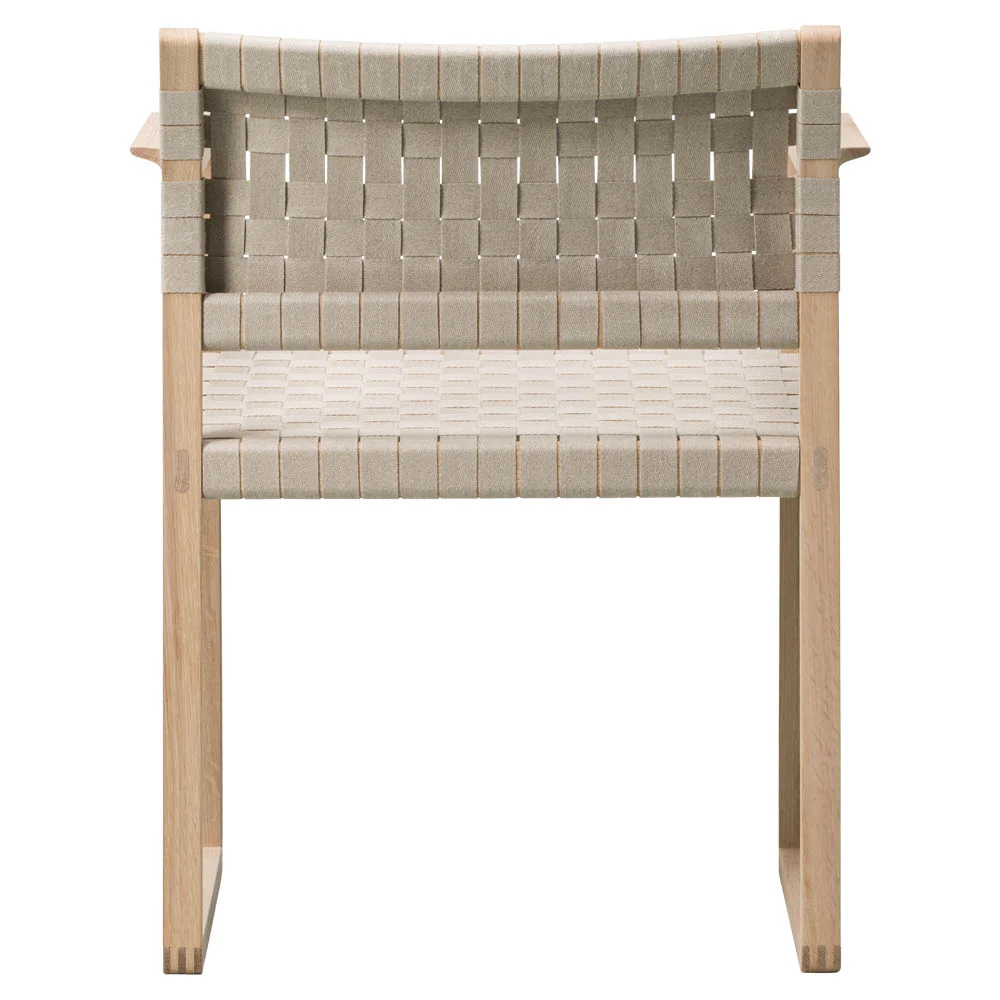 Mogensen BM62 Dining Chair - Natural Linen Webbing - Image 5
