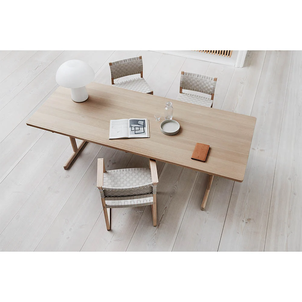 Mogensen BM62 Dining Chair - Natural Linen Webbing - Image 7