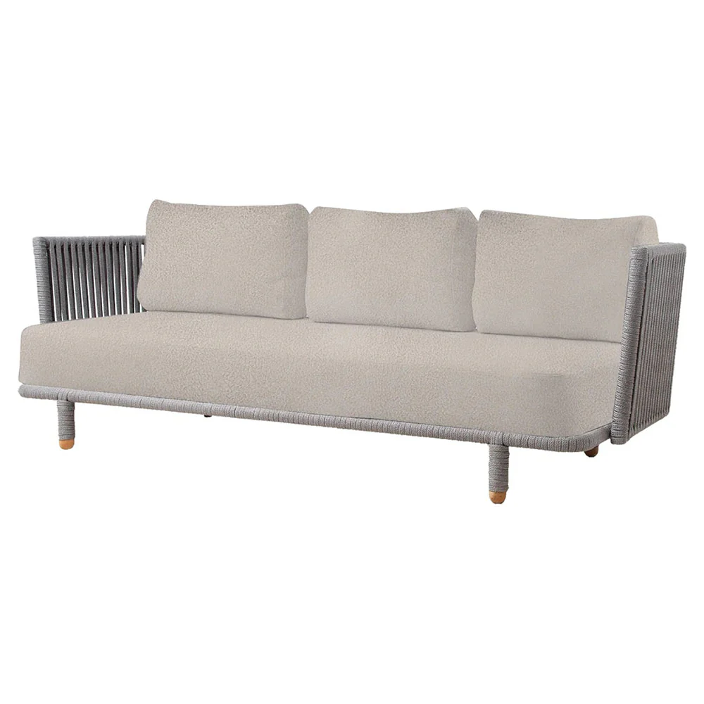 Moments 3 Seater Sofa - Light Brown Scent Cushions