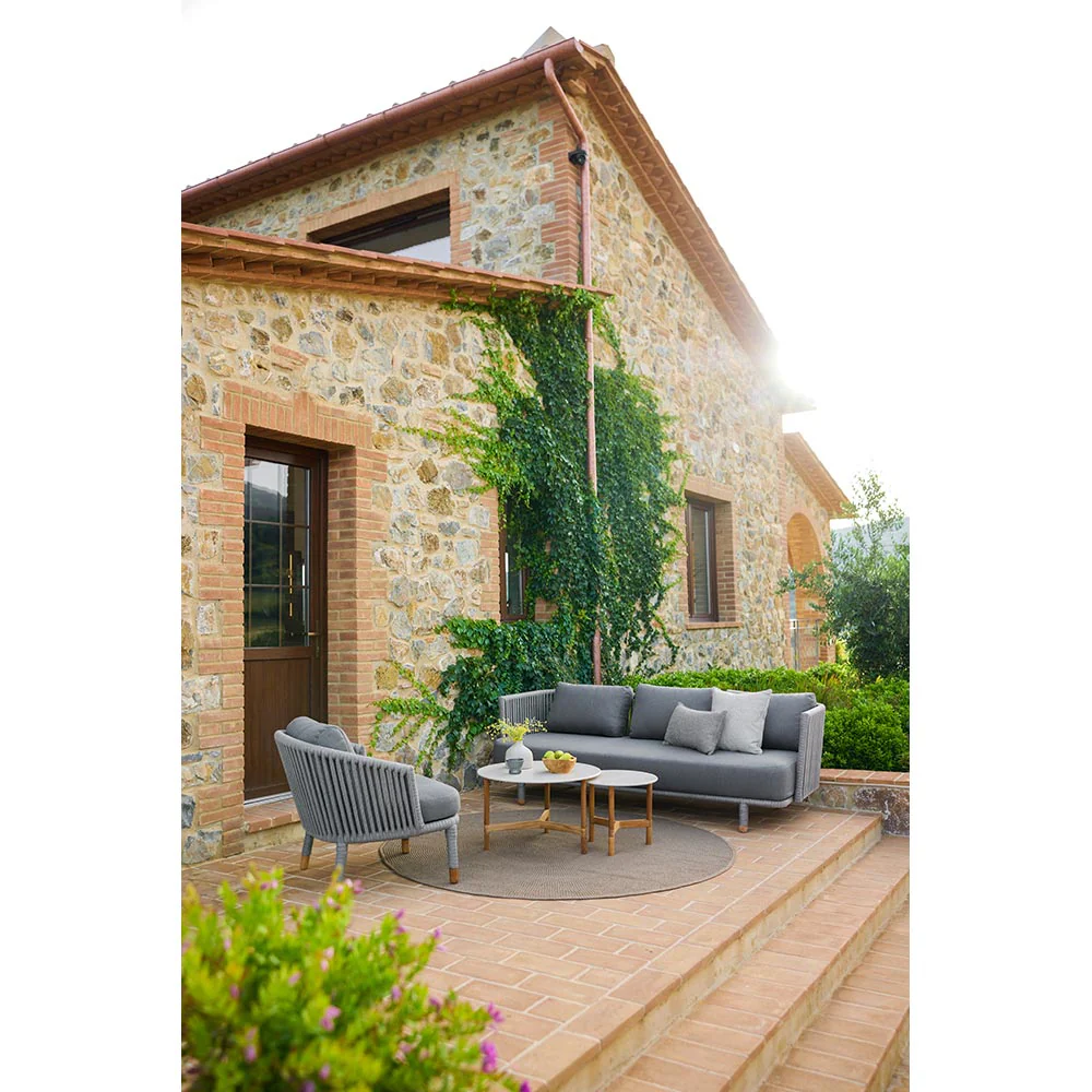 Moments Outdoor 3 Seater Sofa - Gray - Image 6