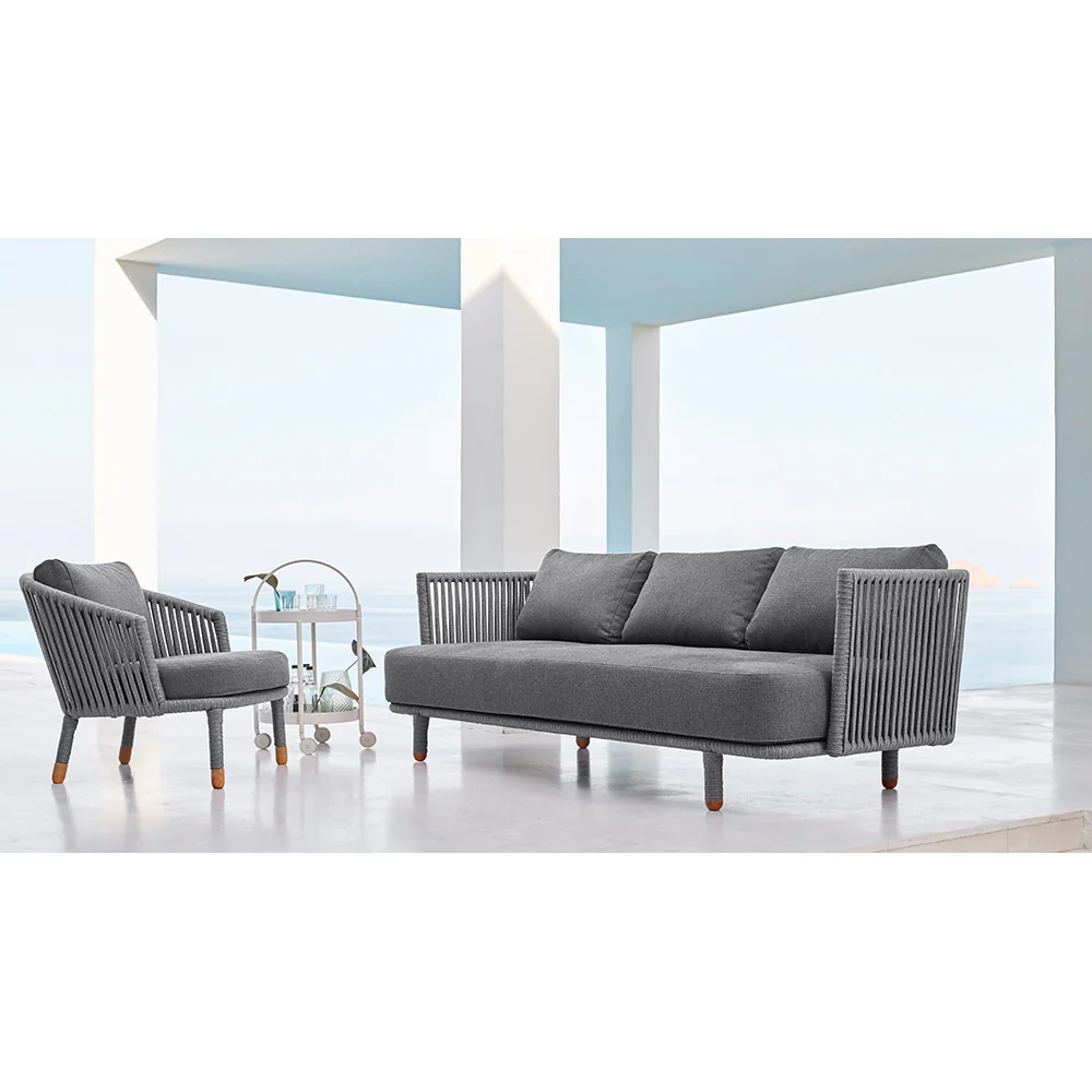 Moments Outdoor Lounge Chair - Gray - Image 4